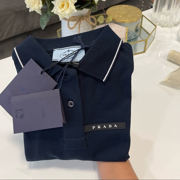 Prada | Tops | Prada Polo Shirt Women | Poshmark